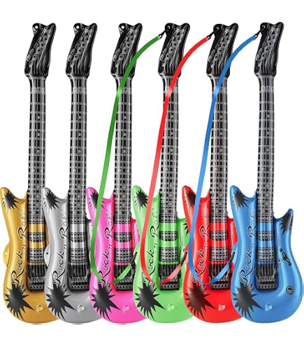 Amazon.com: Smilixin Inflatable Guitar Set - Rock Star Toy with